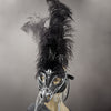 Black horse masquerade mask