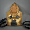 Bronze Warrior Bauta Masquerade Mask