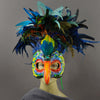 Multicolor Toucan Masquerade Mask front view