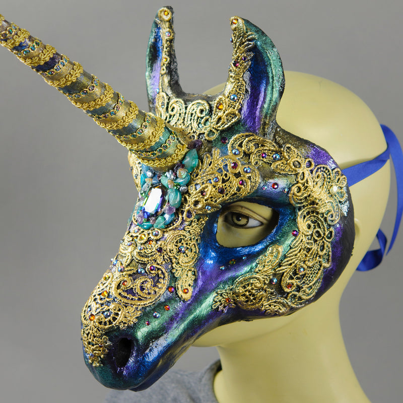Magic Unicorn Mask close up