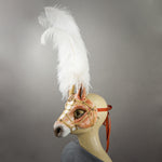 Palomino Horse Mask side view